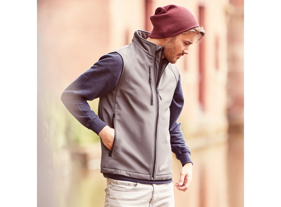 GILET SOFT SHELL 92%POL8%ELA FullGadgets.com