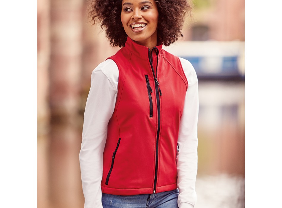 GILET/W SOFT SHELL 92%POL8%ELA FullGadgets.com