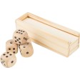 Gioco dei dadi in legno di faggio Celine FullGadgets.com