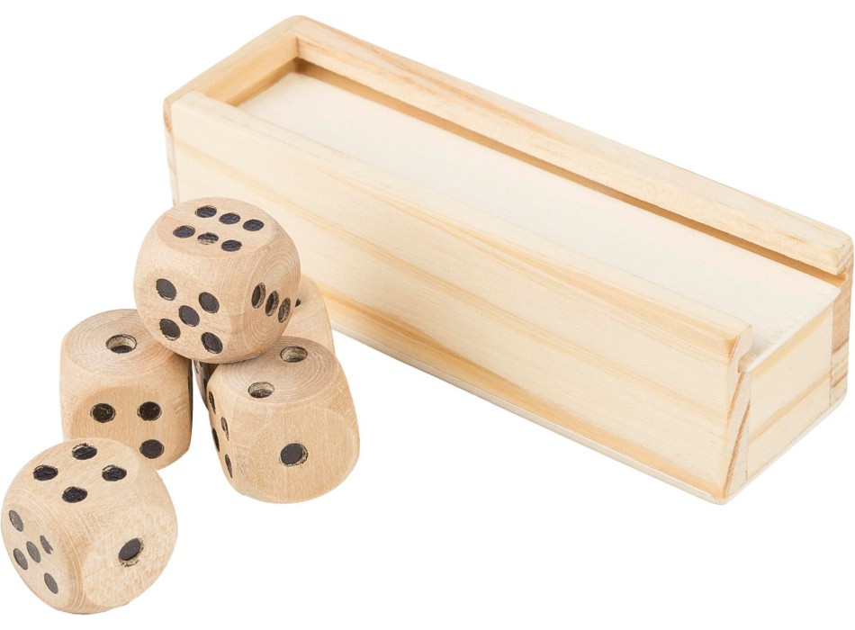 Gioco dei dadi in legno di faggio Celine FullGadgets.com