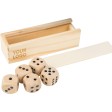 Gioco dei dadi in legno di faggio Celine FullGadgets.com