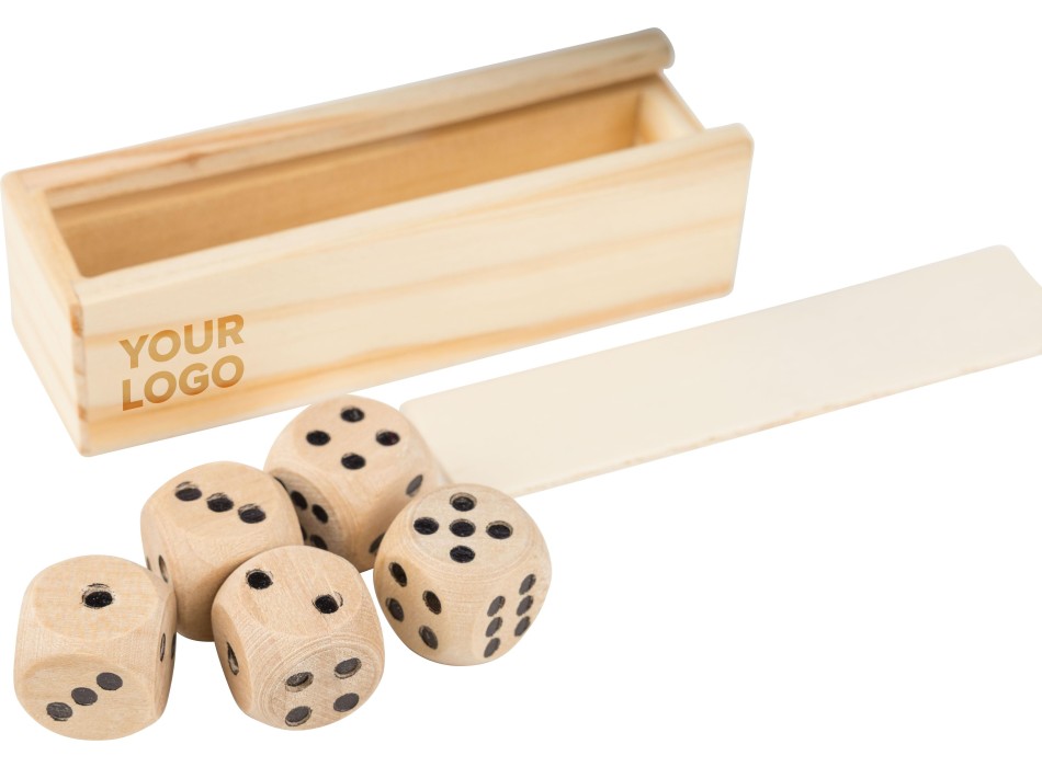 Gioco dei dadi in legno di faggio Celine FullGadgets.com