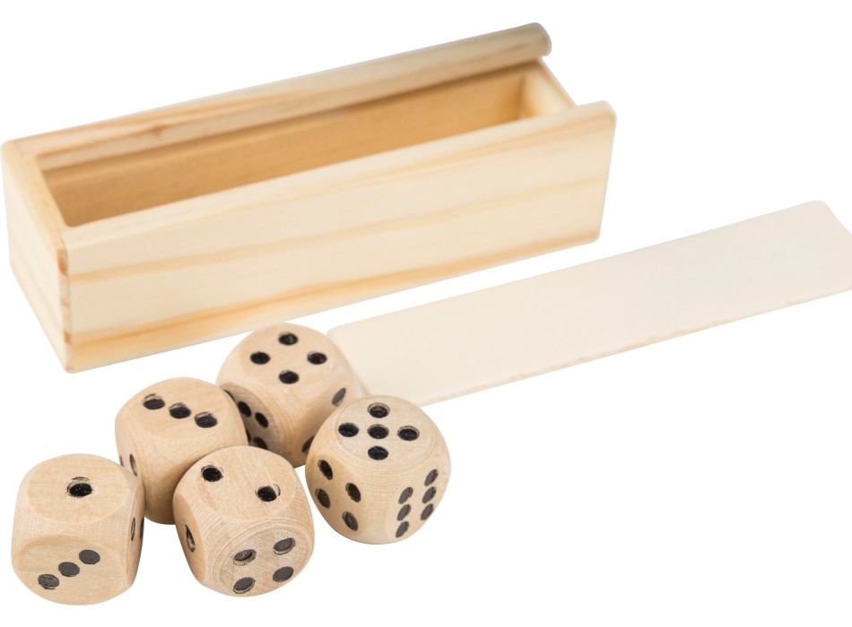 Gioco dei dadi in legno di faggio Celine FullGadgets.com