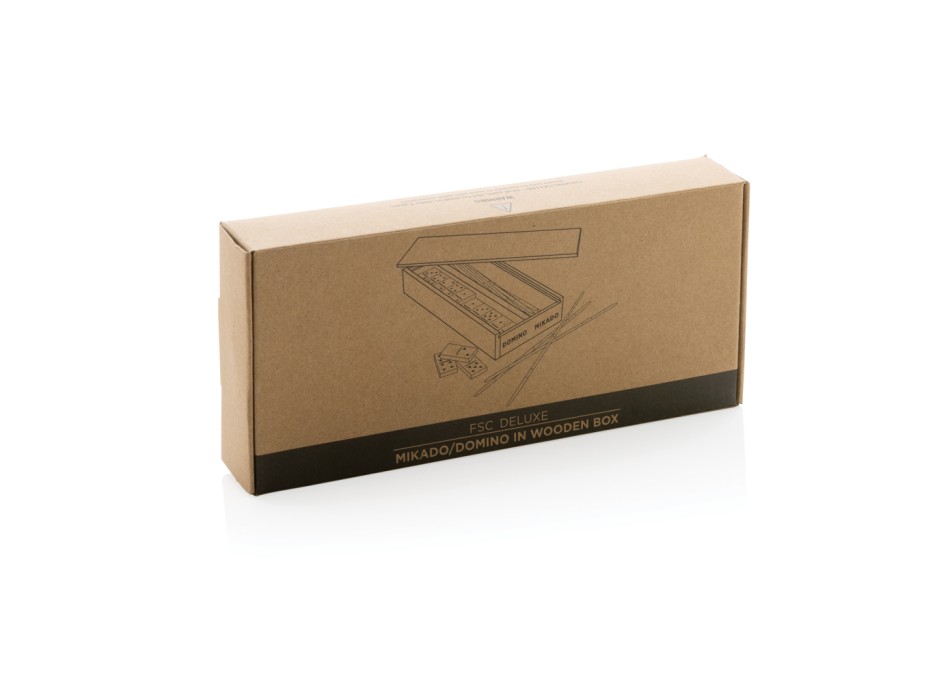 Gioco deluxe mikado/domino in legno FullGadgets.com