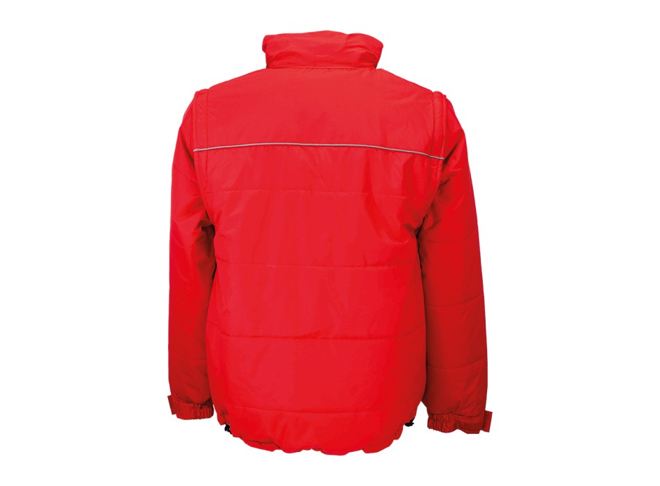 Giubbotto imbottito in poliestere pongee con maniche staccabili FullGadgets.com