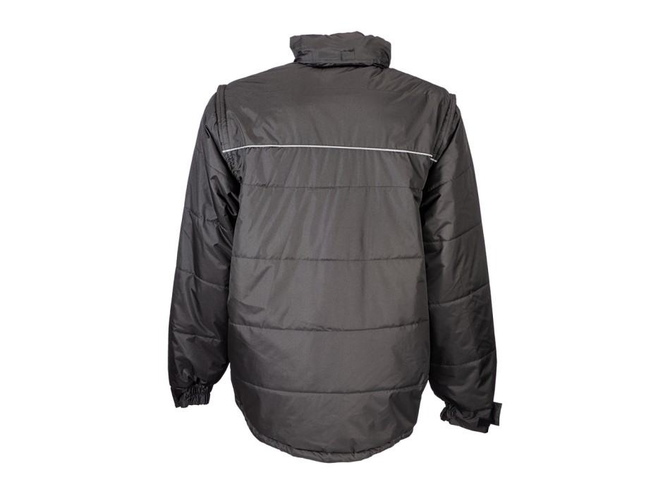 Giubbotto imbottito in poliestere pongee con maniche staccabili FullGadgets.com