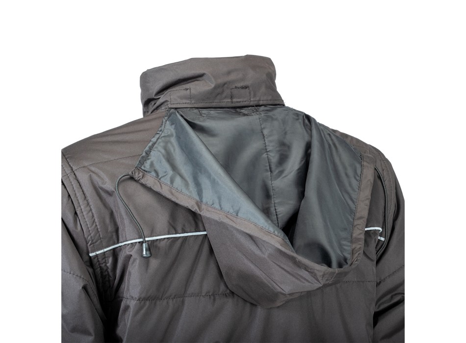 Giubbotto imbottito in poliestere pongee con maniche staccabili FullGadgets.com