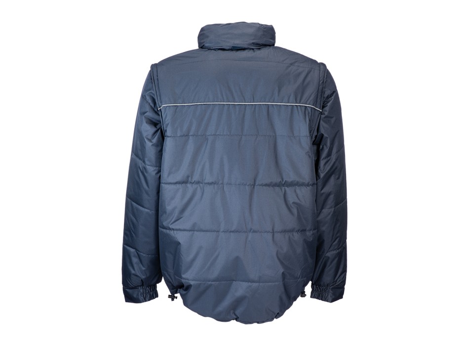 Giubbotto imbottito in poliestere pongee con maniche staccabili FullGadgets.com