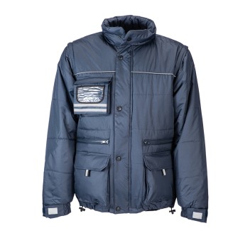 Giubbotto imbottito in poliestere pongee con maniche staccabili FullGadgets.com