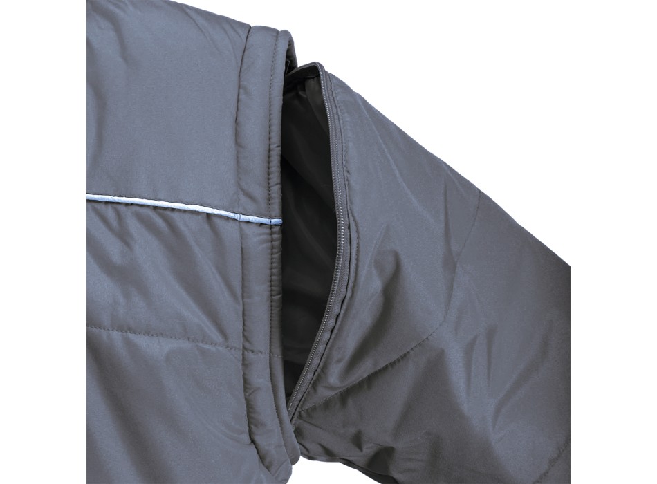 Giubbotto imbottito in poliestere pongee con maniche staccabili FullGadgets.com