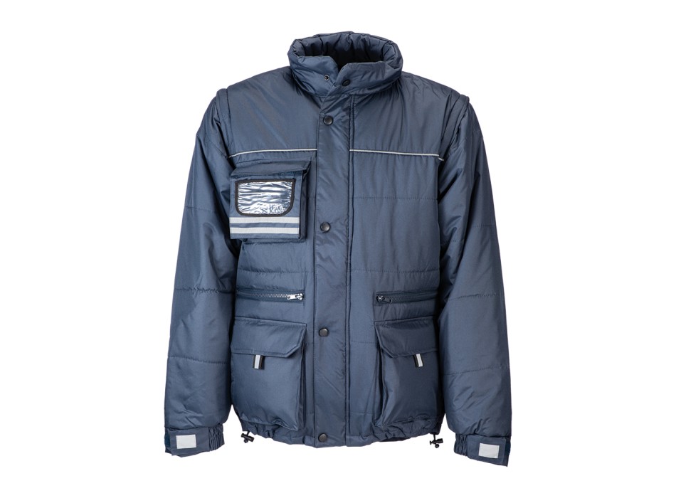 Giubbotto imbottito in poliestere pongee con maniche staccabili FullGadgets.com