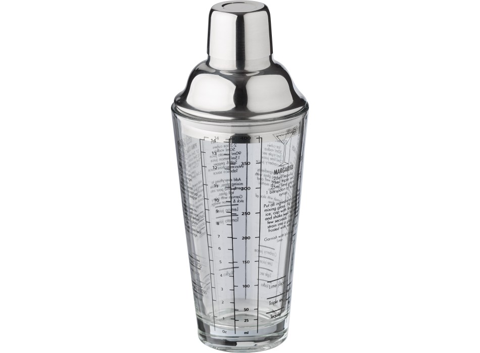 Glass cocktail shaker 400 ml Adela FullGadgets.com
