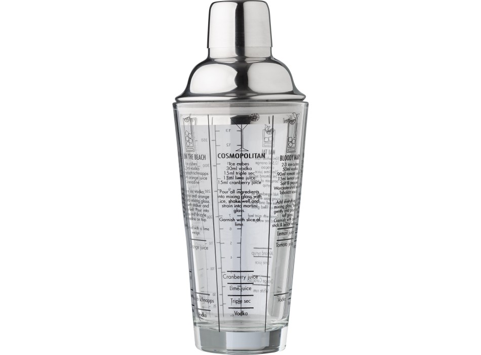 Glass cocktail shaker 400 ml Adela FullGadgets.com