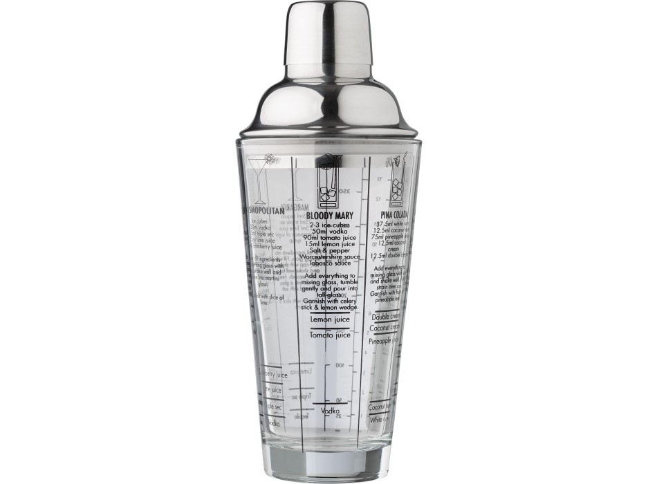 Glass cocktail shaker 400 ml Adela FullGadgets.com