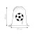 Sacca Zaino Forma Pallone Personalizzabile
