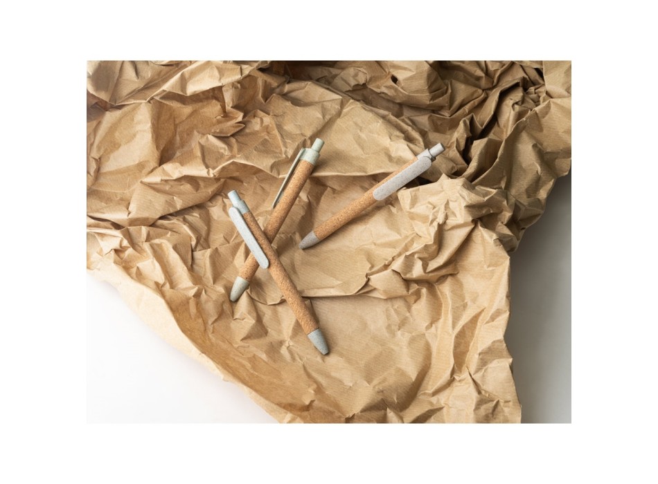 GOYA. Penna a sfera in sughero e Fibra di paglia di grano FullGadgets.com