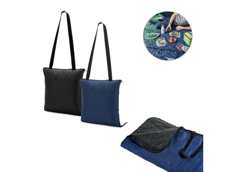 GRADY. Coperta da picnic pieghevole in rPET e PEVA FullGadgets.com