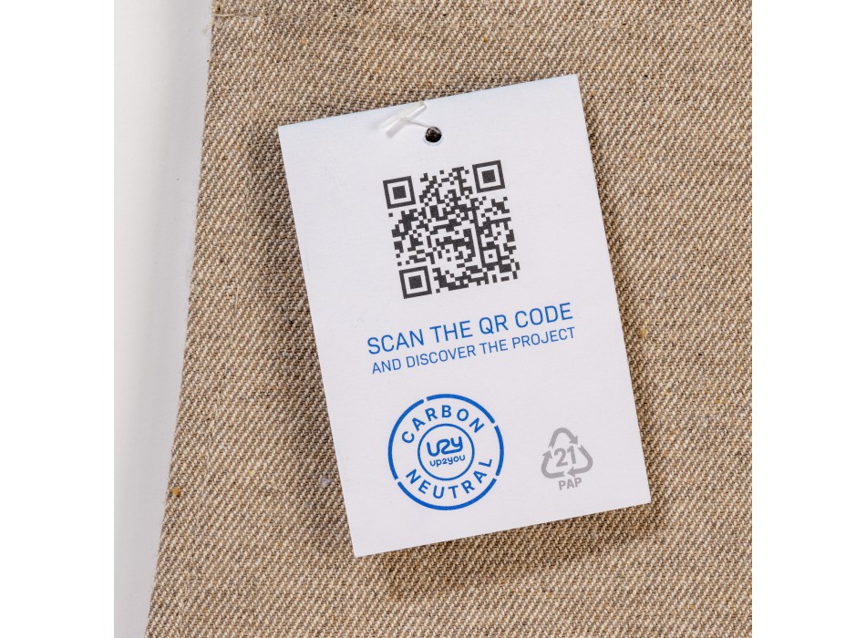 Grembiule carbon neutral in cotone riciclato 280 gr/m2 FullGadgets.com