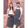 Grembiule con pettorina stile denim ROCK CHEF®-Stage2 FullGadgets.com