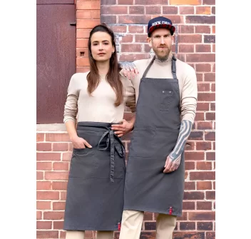 Grembiule con pettorina stile denim ROCK CHEF®-Stage2 FullGadgets.com