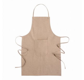 Grembiule da cucina lungo in cotone riciclato da 280 g/m2, effetto melange FullGadgets.com