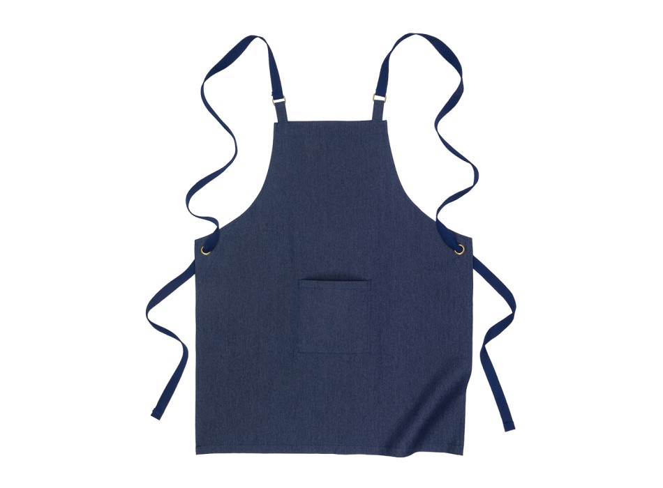 Grembiule da cucina lungo in denim di cotone riciclato da 220 g/m2 FullGadgets.com