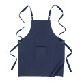 Grembiule da cucina lungo in denim di cotone riciclato da 220 g/m2