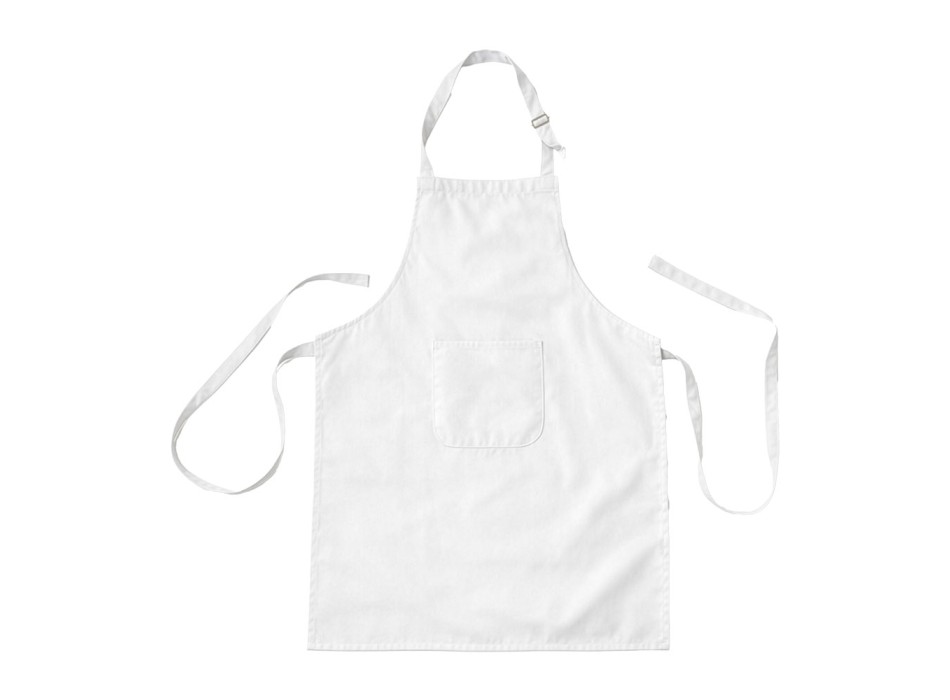 Grembiule da cucina lungo regolabile in cotone e poliestere. Tasca frontale FullGadgets.com