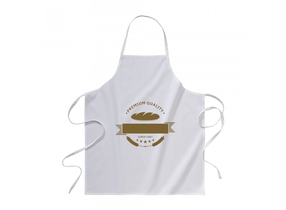 Grembiule lungo bianco 100% cotone FullGadgets.com