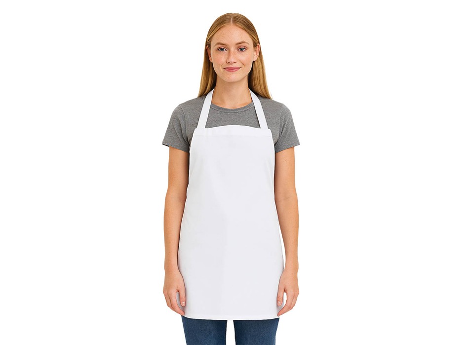 Grembiule lungo bianco in 100 % cotone (180 g/m2) 70x85 cm FullGadgets.com