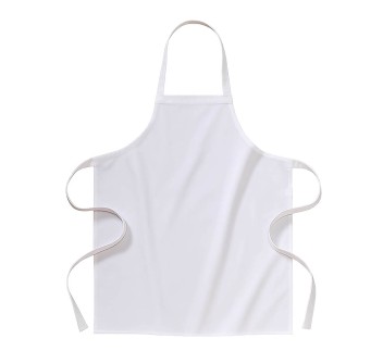 Grembiule lungo bianco in 100 % cotone (180 g/m2) 70x85 cm FullGadgets.com