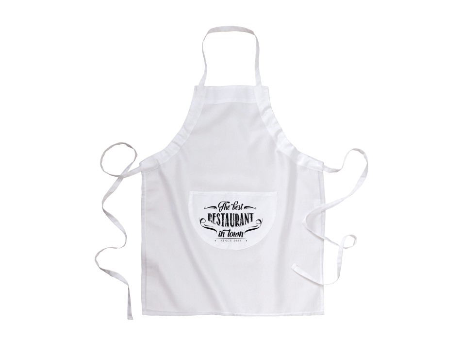 Grembiule lungo in 30 % cotone/70 % poliestere (160g/m2), 65x80 cm con tasca frontale FullGadgets.com