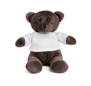 GRIZZLY. Peluche a forma di orsetto con t-shirt FullGadgets.com