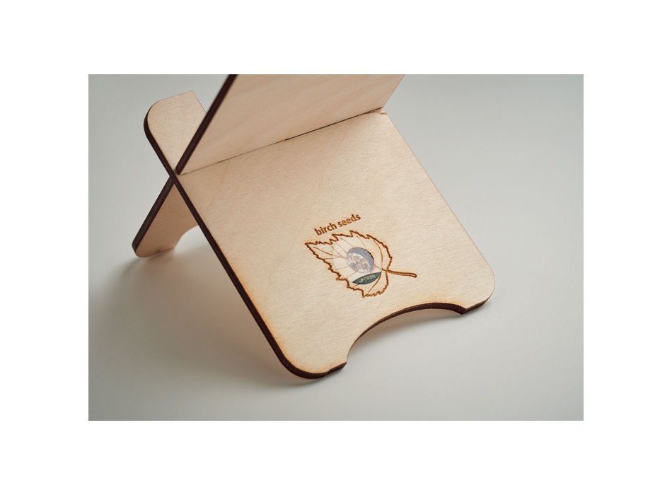 GROUW STAND - Supporto pertelefono betulla FullGadgets.com