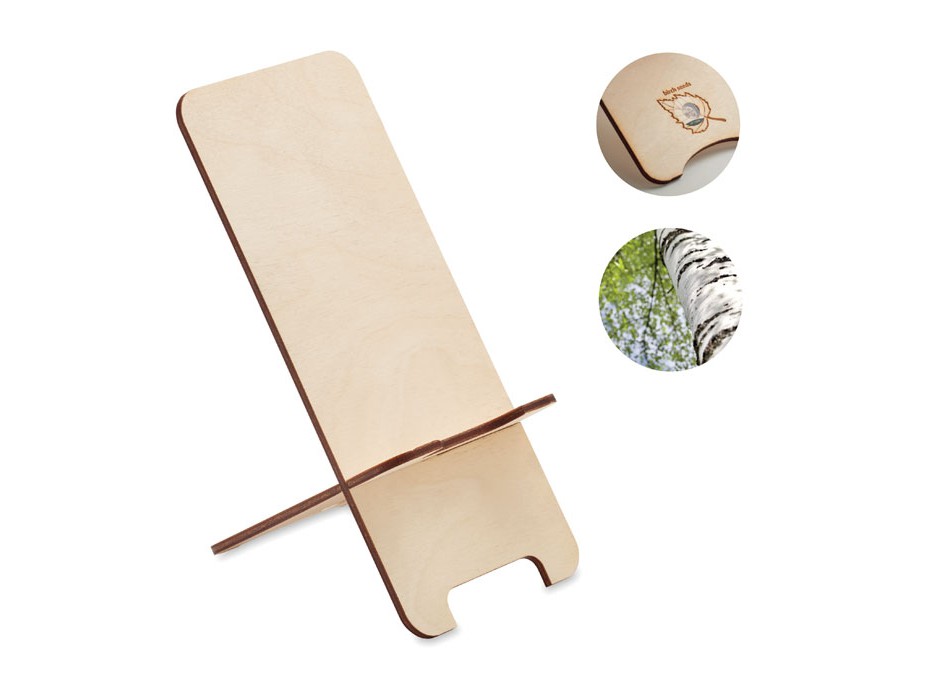 GROUW STAND - Supporto pertelefono betulla FullGadgets.com