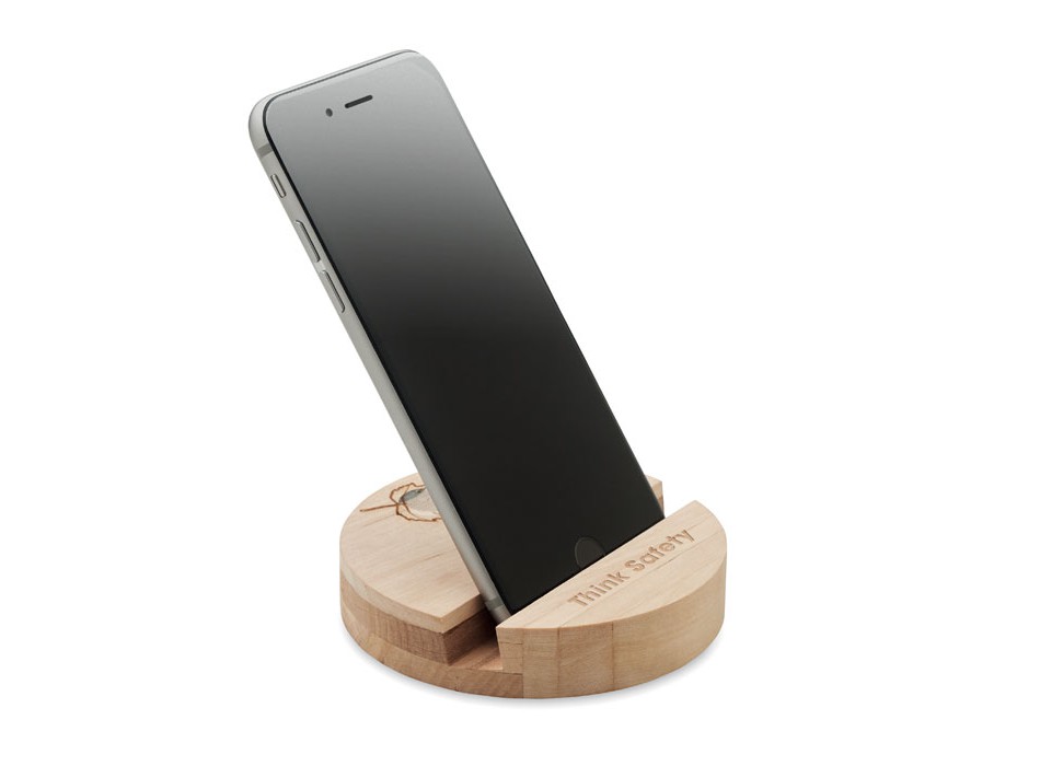 GROW ROUND STAND - Supporto pertelefono in betullaMO6991-40 FullGadgets.com