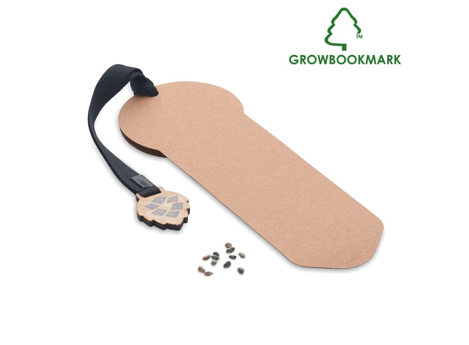 GROWBOOKMARK™ - Segnalibro in legno di pino FullGadgets.com