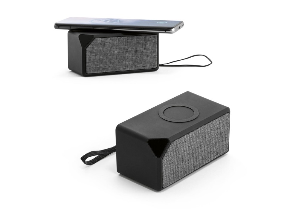 GRUBBS. Altoparlante portatile in ABS con caricatore wireless FullGadgets.com