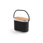 GUETTA. Altoparlante portatile da 5W con caricatore wireless superveloce da 15W e autonomia di 2 ore in bambù e PET riciclato (100% rPET) FullGadgets.com