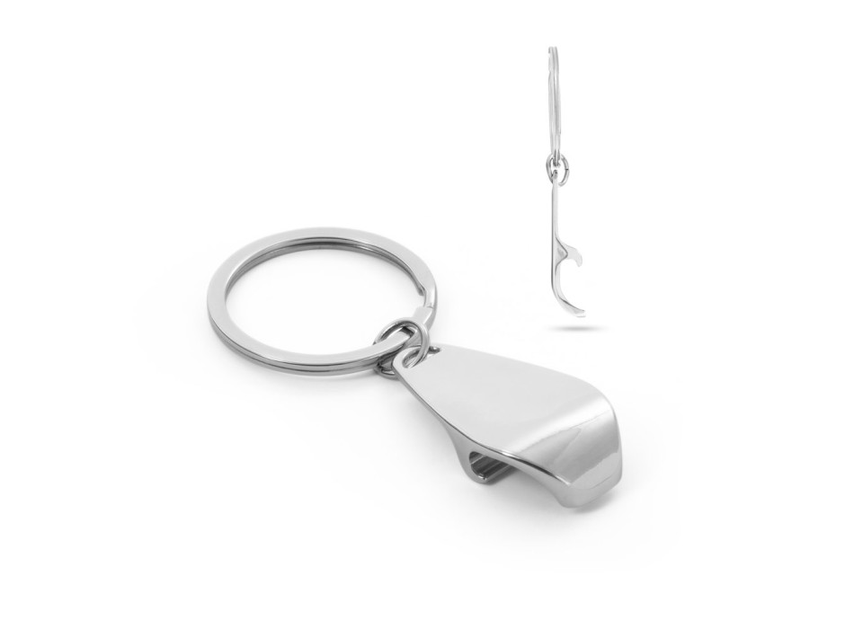 HELLI. Portachiavi in metallo con apribottiglie FullGadgets.com