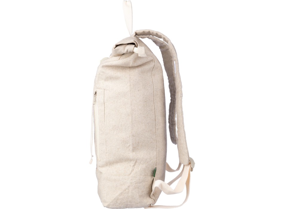 Hemp (280 gr/m2) roll-top backpack Margarete FullGadgets.com