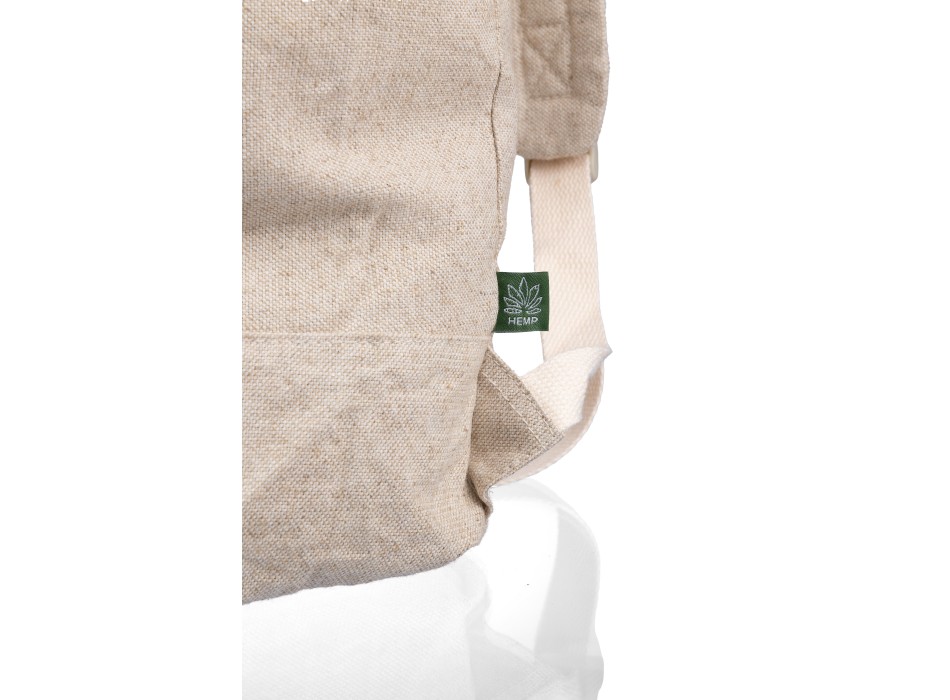 Hemp (280 gr/m2) roll-top backpack Margarete FullGadgets.com