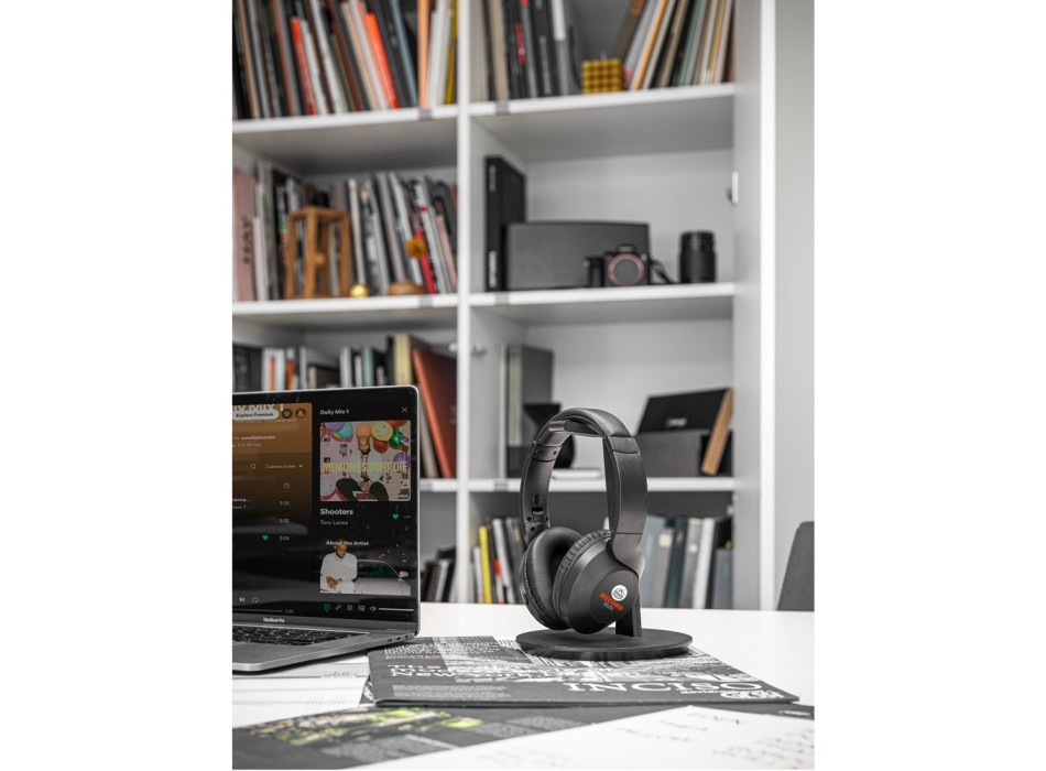 HENDRIX. Cuffie wireless pieghevoli con 20 ore di autonomia in ABS riciclato (100% rABS) FullGadgets.com