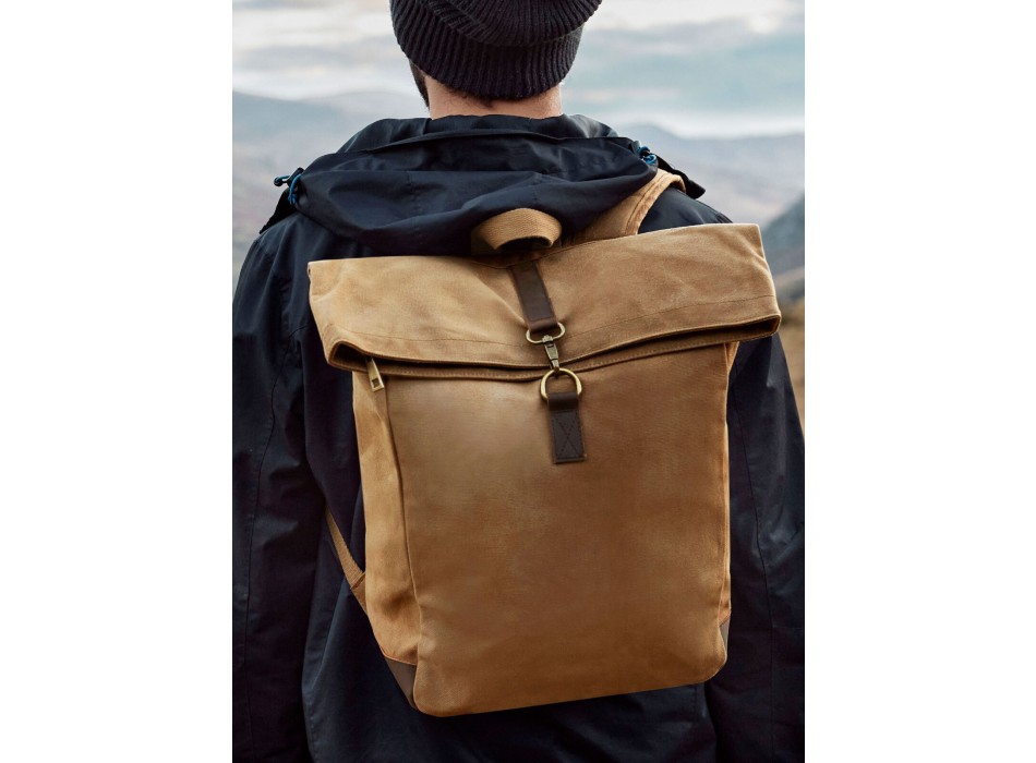 Heritage Waxed Canvas Backpack FullGadgets.com