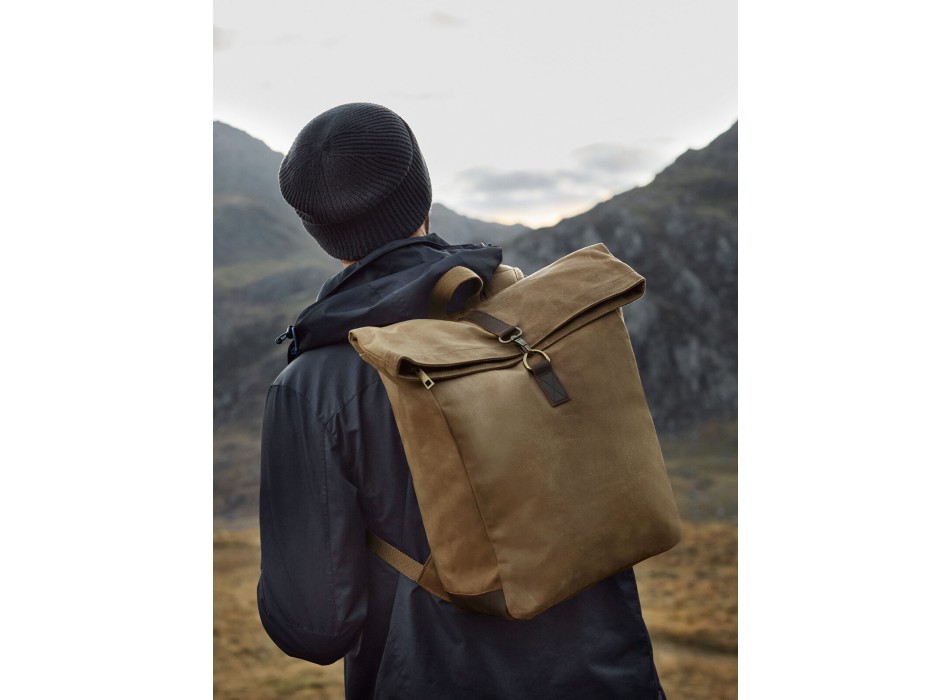 Heritage Waxed Canvas Backpack FullGadgets.com