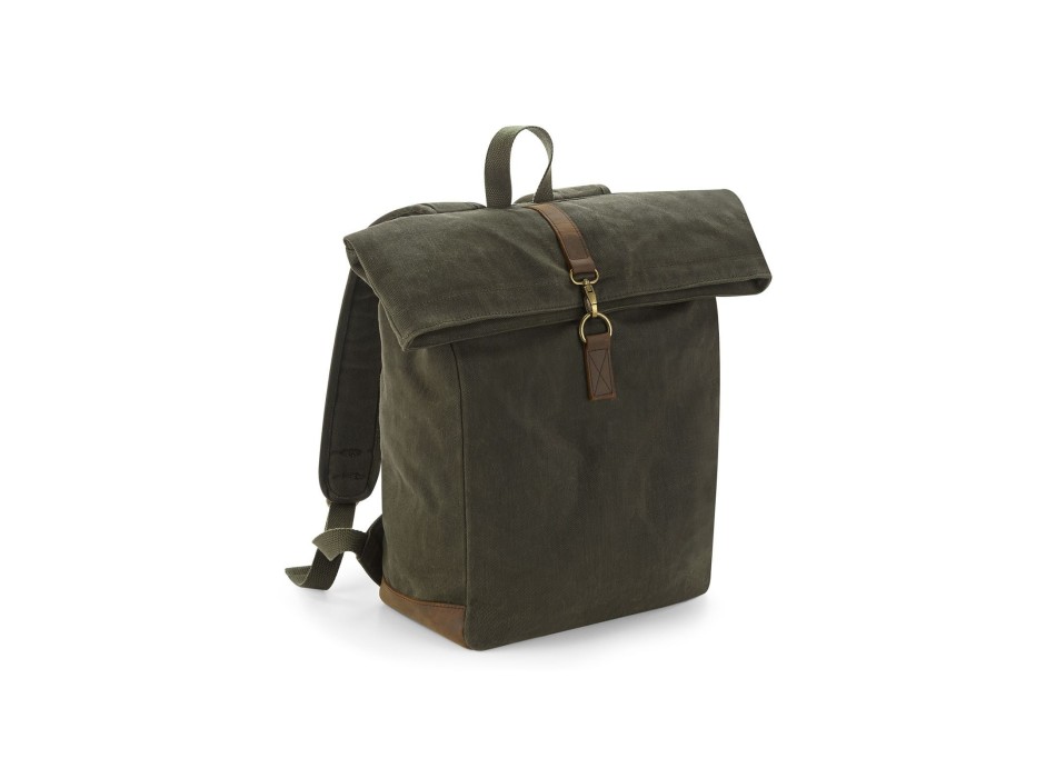 Heritage Waxed Canvas Backpack FullGadgets.com