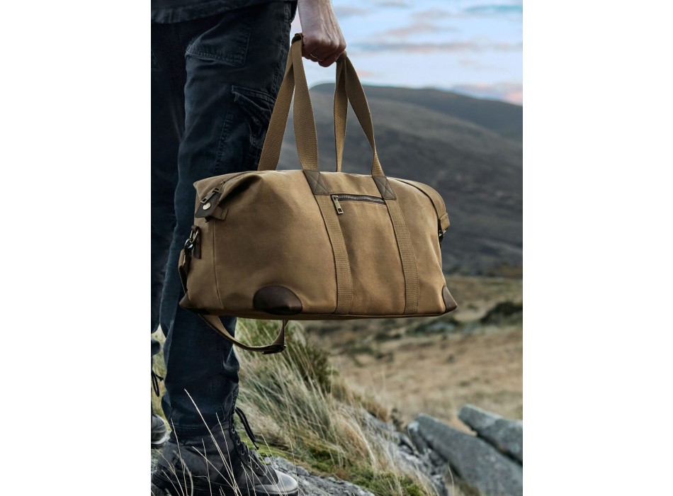 Heritage Waxed Canvas Holdall FullGadgets.com