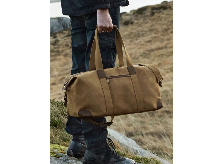 Heritage Waxed Canvas Holdall FullGadgets.com