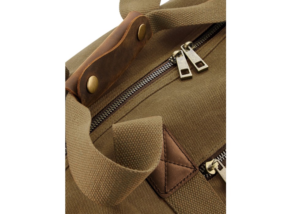 Heritage Waxed Canvas Holdall FullGadgets.com