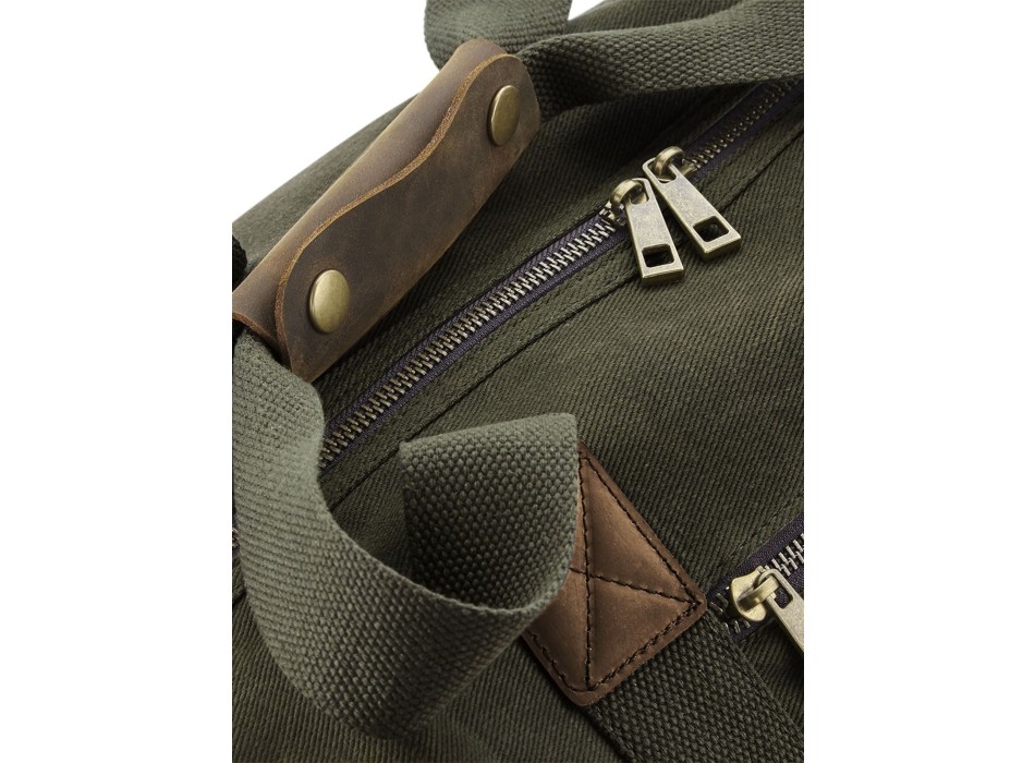 Heritage Waxed Canvas Holdall FullGadgets.com